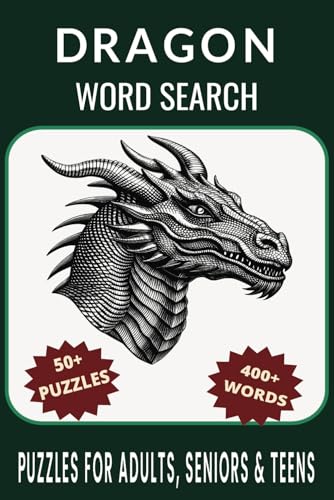 Dragon Word Search Puzzle Book.: Word Searches with Easy to Read Print about Dragon, Epic Dragons, Mystical Dragon and More | 6x9 inches, 110 pages | ... Gift for Vacations, Holidays and Free Times. Dragon Word Search Puzzle Book.: Word Searches with Easy to Read Print about Dragon, Epic Dragons, Mystical Dragon and More | 6x9 inches, 110 pages | ... Gift for Vacations, Holidays and Free Times. von Independently published