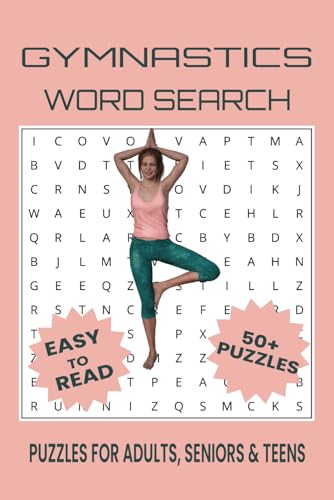 Gymnastics Word Search Puzzle Book.: Word Searches with Easy to Read Print about Gymnastics, Tumbling, Exercise and More | 6x9 inches, 110 pages | 50+ ... Gift for Vacations, Holidays and Free Times. Gymnastics Word Search Puzzle Book.: Word Searches with Easy to Read Print about Gymnastics, Tumbling, Exercise and More | 6x9 inches, 110 pages | 50+ ... Gift for Vacations, Holidays and Free Times. von Independently published