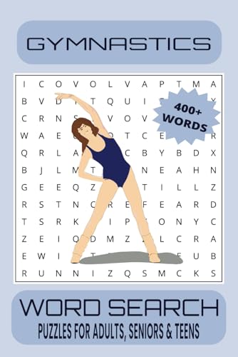 Gymnastics Word Search Puzzle Book.: Word Searches with Easy to Read Print about Gymnastics, Tumbling, Exercise and More | 6x9 inches, 110 pages | 50+ ... Gift for Vacations, Holidays and Free Times. Gymnastics Word Search Puzzle Book.: Word Searches with Easy to Read Print about Gymnastics, Tumbling, Exercise and More | 6x9 inches, 110 pages | 50+ ... Gift for Vacations, Holidays and Free Times. von Independently published