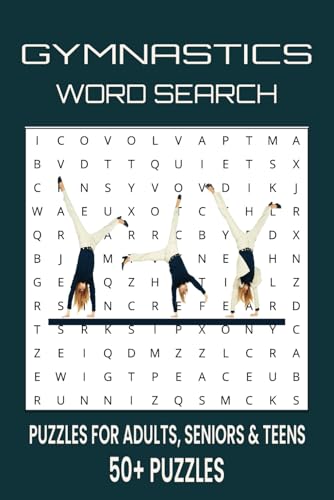 Gymnastics Word Search Puzzle Book.: Word Searches with Easy to Read Print about Gymnastics, Tumbling, Exercise and More | 6x9 inches, 110 pages | 50+ ... Gift for Vacations, Holidays and Free Times. Gymnastics Word Search Puzzle Book.: Word Searches with Easy to Read Print about Gymnastics, Tumbling, Exercise and More | 6x9 inches, 110 pages | 50+ ... Gift for Vacations, Holidays and Free Times. von Independently published