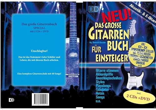 Das grosse Gitarrenbuch mit 2 CDs + DVD