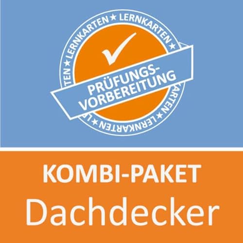 Kombi-Paket Dachdecker FR Dach-, Wand und Abdichtungstechnik Lernkarten