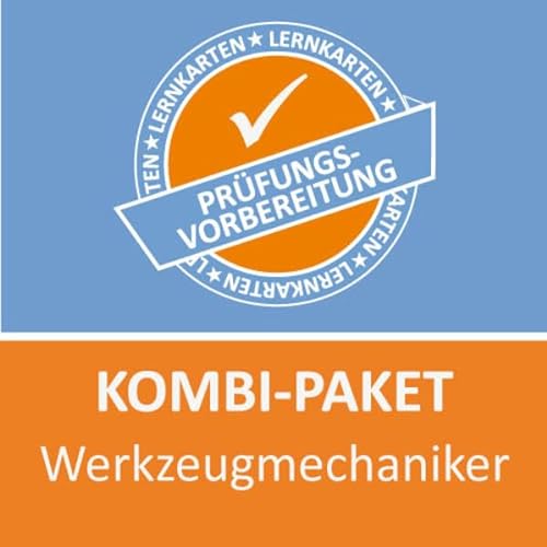 Kombi-Paket Werkzeugmechaniker Lernkarten: Prüfung Kombi-Paket Werkzeugmechaniker /in Ausbildung