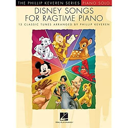 Disney Songs -For Ragtime Piano-: Noten, Sammelband für Klavier (The Phillip Keveren Series) von Walt Disney