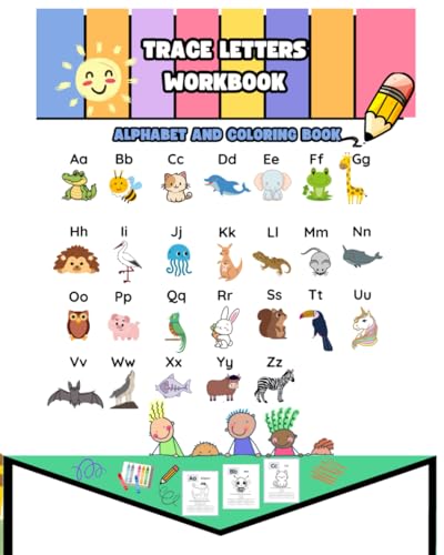 Trace Letters Workbook: Alphabet and coloring book von Independently published
