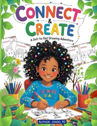 Connect & Create: A Dot-to-Dot Drawing Adventure: Mark the External Points: Children are encouraged to mark the external points of the drawing with a ... fine motor skills and hand-eye coordination. von Independently published