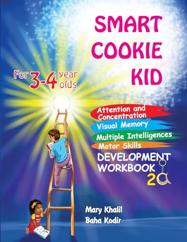 Smart Cookie Kid For 3-4 Year Olds Attention and Concentration Visual Memory Multiple Intelligences Motor Skills Book 2A von IngramSpark