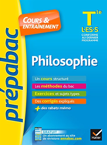 Prepabac Cours et entrainement: Philosophie Tle L,ES,S - Prepabac Cours & En von HATIER