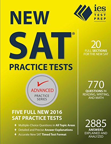 New SAT Practice Tests (Advanced Practice Series) von Ilex Publishing