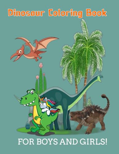 Dinosaur Coloring Book: FOR BOYS AND GIRLS! (Gavin's Coloring Books!, Band 1) von Independently published