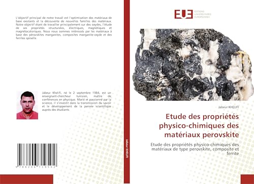 Etude des propriétés physico-chimiques des matériaux perovskite: Etude des propriétés physico-chimiques des matériaux de type perovskite, composite et ferrite von Éditions universitaires européennes