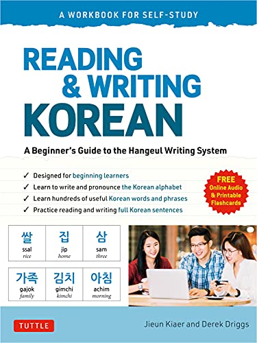 Reading & Writing Korean: A Beginner's Guide to the Hangeul Writing System (Workbook for Self-Study) von Tuttle Publishing