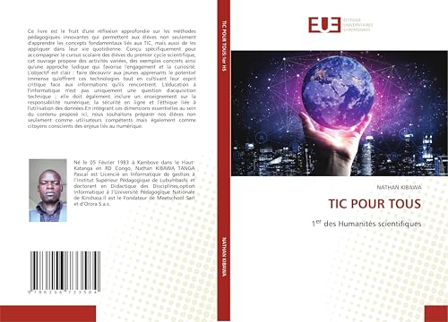 TIC POUR TOUS: 1er des Humanités scientifiques von Éditions universitaires européennes