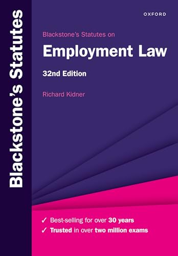 Blackstone's Statutes on Employment Law