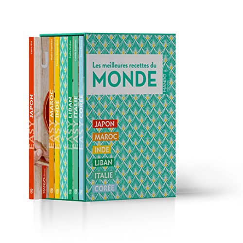 Easy Les meilleures recettes du monde Japon, Maroc, Inde, Italie, Liban, Corée: Coffret en 6 volumes : Japon ; Maroc ; Inde ; Italie ; Liban ; Corée von MANGO