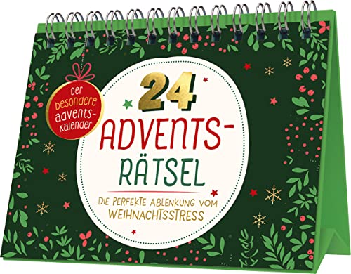 24 Adventsrätsel | Die perfekte Ablenkung vom Weihnachtsstress: Der besondere Adventskalender von Naumann & Göbel Verlagsgesellschaft mbH