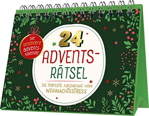 24 Adventsrätsel | Die perfekte Ablenkung vom Weihnachtsstress: Der besondere Adventskalender