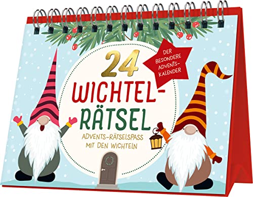 24 Wichtel-Rätsel | Advents-Rätselspaß mit den Wichteln: Der besondere Adventskalender zum Aufstellen von Naumann & Göbel Verlagsgesellschaft mbH