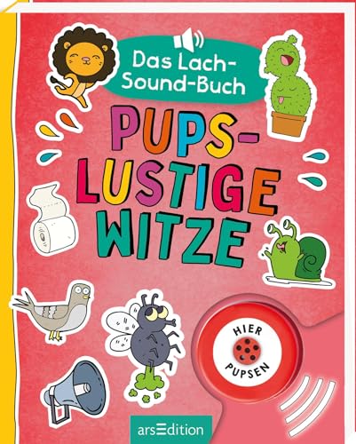Das Lach-Sound-Buch – Pupslustige Witze: Mit Pups- und Kicherknopf | Witzebuch mit Pups- und Kicher-Sound sowie über 250 Witzen und lustigen Illustrationen ab 8 Jahren Das Lach-Sound-Buch – Pupslustige Witze: Mit Pups- und Kicherknopf | Witzebuch mit Pups- und Kicher-Sound sowie über 250 Witzen und lustigen Illustrationen ab 8 Jahren von Ars Edition