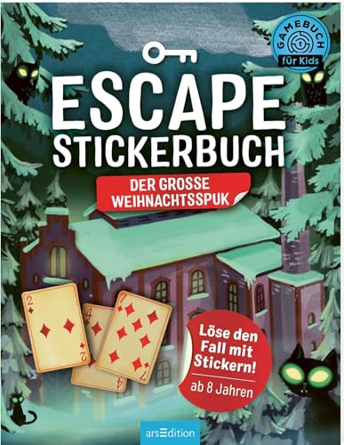 Escape-Stickerbuch – Der große Weihnachtsspuk: Löse den Fall mit Stickern! | Ein Escape-Heft mit Stickern für Kinder ab 8 Jahren Escape-Stickerbuch – Der große Weihnachtsspuk: Löse den Fall mit Stickern! | Ein Escape-Heft mit Stickern für Kinder ab 8 Jahren