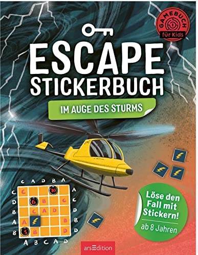 Escape-Stickerbuch – Im Auge des Sturms: Löse den Fall mit Stickern! | Ein Escape-Heft mit Stickern für Kinder ab 8 Jahren Escape-Stickerbuch – Im Auge des Sturms: Löse den Fall mit Stickern! | Ein Escape-Heft mit Stickern für Kinder ab 8 Jahren