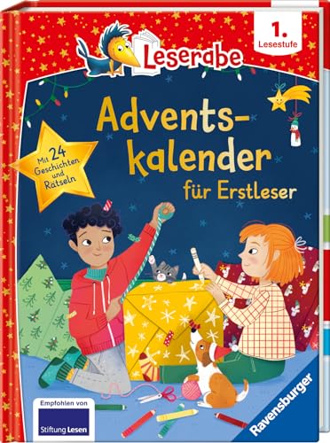 Adventskalender für Erstleser - Lesen lernen mit dem Leserabe - Erstlesebuch-Adventskalender 2024 für Kinder ab 6 Jahre von Ravensburger