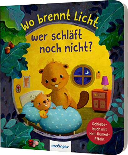 Wo brennt Licht, wer schläft noch nicht?: Schalt das Licht aus mit Schiebeelementen von Esslinger Verlag