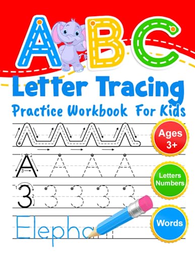 ABC Letter Tracing Practice Workbook for Kids: Learning To Write Alphabet, Numbers and Line Tracing. Handwriting Activity Book For Preschoolers, Kindergartens. von Independently published
