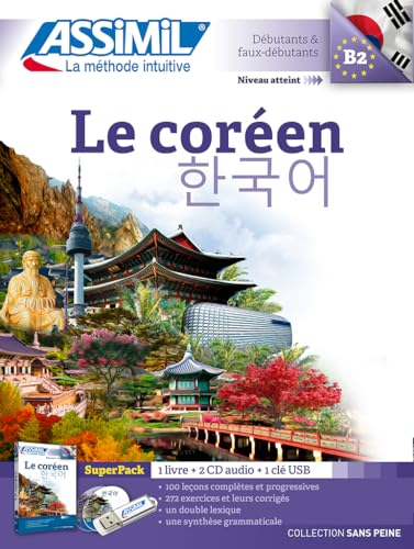 Le Coreen: Superpack USB (Livre + 2 CD audio + 1 cle USB): Superpack USB (Livre + 2 CD audio + 1 clé USB) (Senza sforzo)