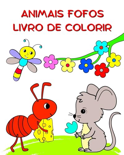 Animais Fofos Livro de Colorir: Ilustrações de natureza e animais para colorir para crianças a partir de 3 anos von Blurb