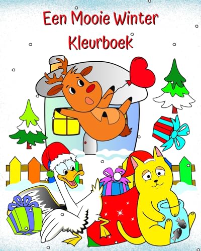 Een Mooie Winter Kleurboek: Winter Illustraties met allerlei grappige taferelen voor kinderen vanaf 2 jaar von Blurb