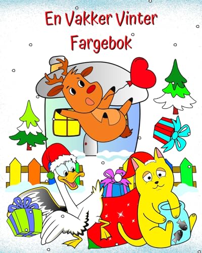 En Vakker Vinter Fargebok: Vinter Illustrasjoner med en rekke morsomme scener for barn fra 2 år von Blurb