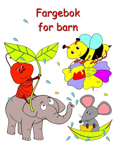 Fargebok for barn: Bedårende fargeleggingssider for barn fra 2 år og oppover von Blurb