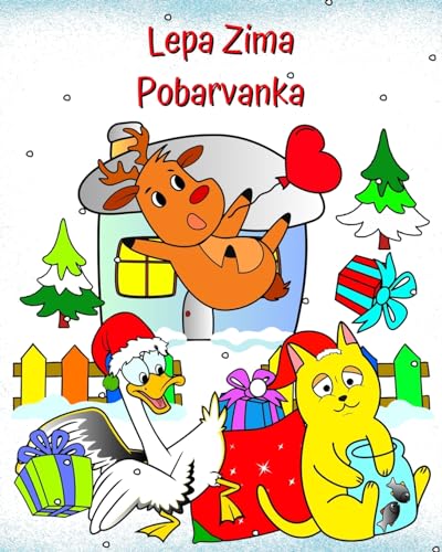 Lepa Zima Pobarvanka: Zimske ilustracije z razli¿nimi sme¿nimi prizori za otroke od 2 let von Blurb