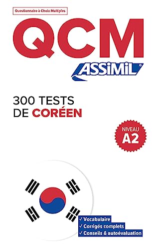 QCM 300 Tests de Coreen, niveau A2 von Assimil