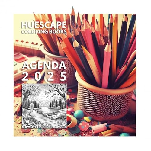 Huescape Kleurboek voor volwassenen - Agenda 2025: Kleurboek voor volwassenen von Brave New Books