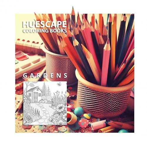 Huescape Kleurboek voor volwassenen - Bloementuinen: Kleurboek voor volwassenen von Brave New Books