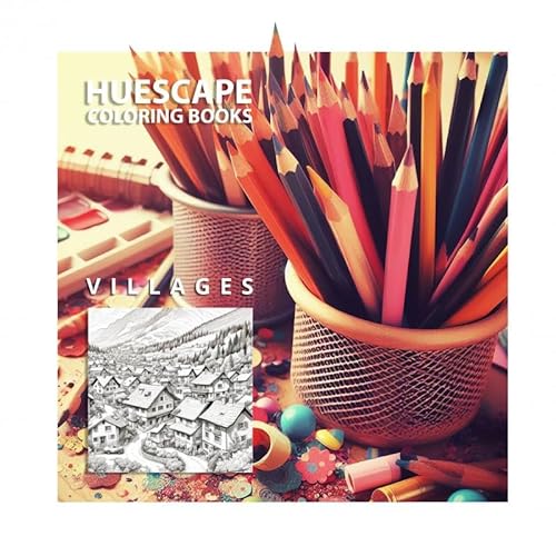 Huescape Kleurboek voor volwassenen - Dorpjes von Brave New Books