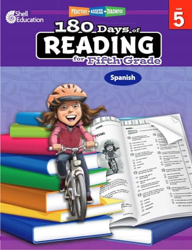 180 Days of Reading for Fifth Grade (Spanish): Practice, Assess, Diagnose (180 Days of Practice) von Shell Education