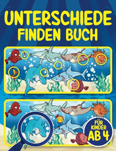 Unterschiede Finden Buch für Kinder ab 4: 65 Rätsel - 400+ Unterschiede | Finde den Unterschied Kinderbuch 4-8 Jahre | Aktivitätsbuch für Jungen und Mädchen | 4-6, 6-8 Unterschiede Finden Buch für Kinder ab 4: 65 Rätsel - 400+ Unterschiede | Finde den Unterschied Kinderbuch 4-8 Jahre | Aktivitätsbuch für Jungen und Mädchen | 4-6, 6-8