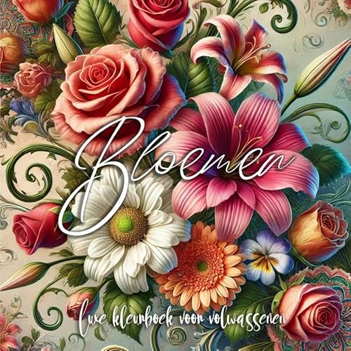 Bloemen Kleurboek voor Volwassenen: 50 ontspannende bloemen kleurplaten voor volwassenen Bloemen Kleurboek voor Volwassenen: 50 ontspannende bloemen kleurplaten voor volwassenen von Brave New Books
