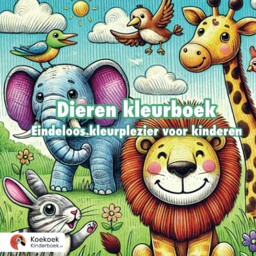 Dieren kleurboek voor kinderen (4-8 jaar): De leukste dieren kleurplaten voor eindeloos kleurplezier von Brave New Books