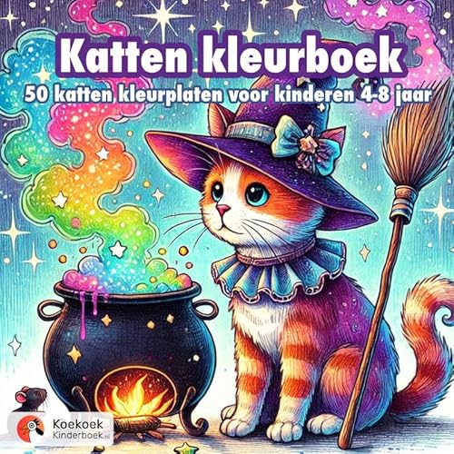 Katten Kleurboek: 50 katten kleurplaten voor kinderen 4-8 jaar von Brave New Books