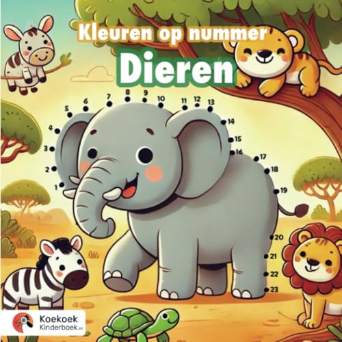 Kleuren op nummer: Dieren: Volg de cijfers en laat 50 magische dieren kleurplaten tot leven komen von Brave New Books