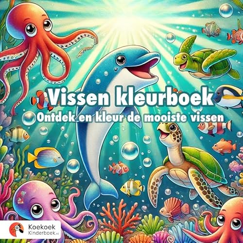 Vissen kleurboek voor kinderen: Ontdek en kleur de mooiste vissen Vissen kleurboek voor kinderen: Ontdek en kleur de mooiste vissen von Brave New Books
