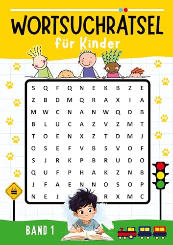 Wortsuchrätsel für Kinder - BAND 1: Rätselbuch mit 80 Rätseln zur Beschäftigung für Kinder ● Kinderbuch ab 6 jahren ● Es ist ein tolle Geschenk für ... (Wortsuchrätsel für Kinder mit ISAM) von tredition