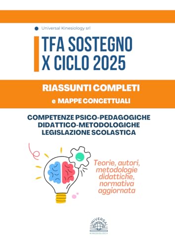 TFA Sostegno 2025 X Ciclo – Manuale Riassuntivo Completo: Psicopedagogia, Didattica, Tecnologia, Legislazione - Mappe Concettuali sugli autori von Independently published