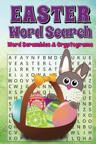 Easter Themed Puzzle Book: Word Searches, Word Scrambles, and Cryptogram Puzzles all About Easter for Kids, Teens, Adults and Seniors | 6 x 9, 80 pages | with Solutions Easter Themed Puzzle Book: Word Searches, Word Scrambles, and Cryptogram Puzzles all About Easter for Kids, Teens, Adults and Seniors | 6 x 9, 80 pages | with Solutions von Independently published