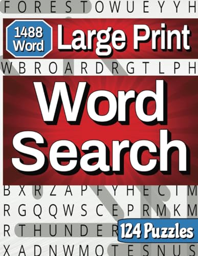 Word Search Book for Adults: Large Print Word Search Book | 8.5 x 11, 155 pages | 124 Puzzles with Topics about the Outdoors, Travel and Inspirational Words for Adults and Seniors. Word Search Book for Adults: Large Print Word Search Book | 8.5 x 11, 155 pages | 124 Puzzles with Topics about the Outdoors, Travel and Inspirational Words for Adults and Seniors. von Independently published