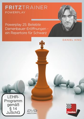 Powerplay 25: Beliebte Damenbauer-Eröffnungen - ein Repertoire für Schwarz: Fritztrainer: interaktives Video-Schachtraining von ChessBase